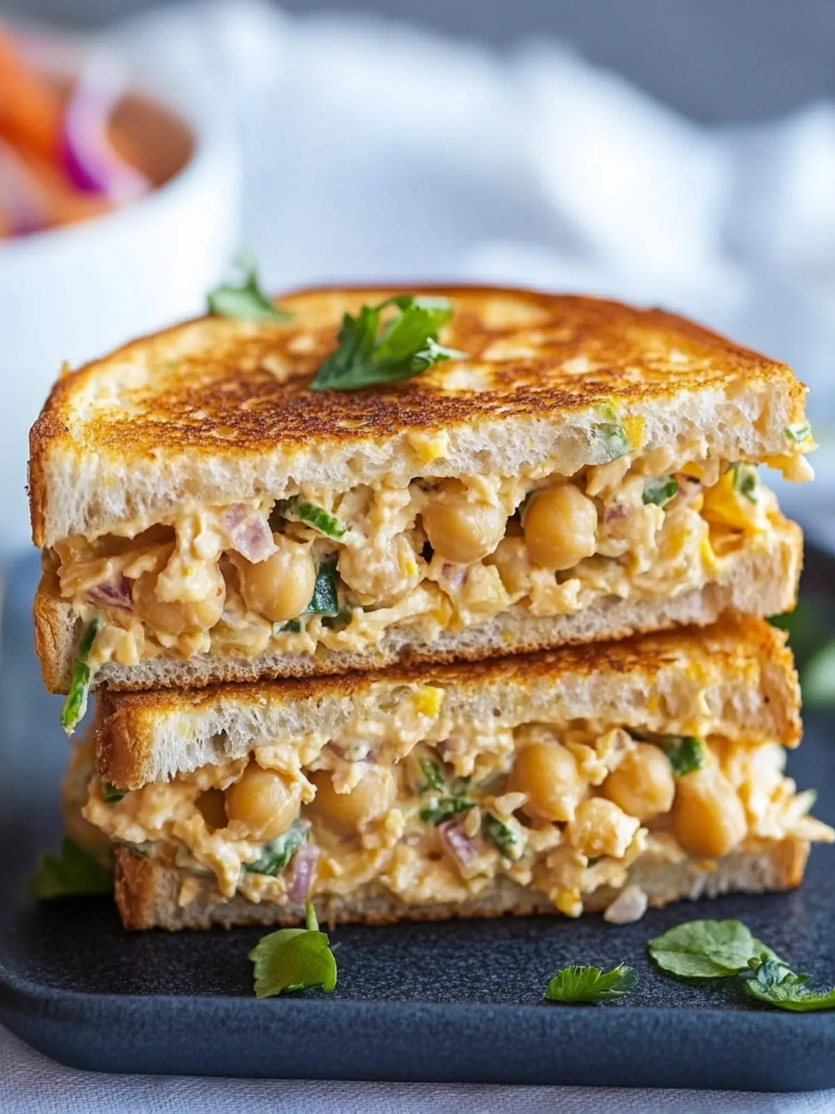 Irresistible Chickpea Salad Melts You’ll Crave Every Time 5 Chickpea Salad Melts (Vegetarian Tuna Melts)