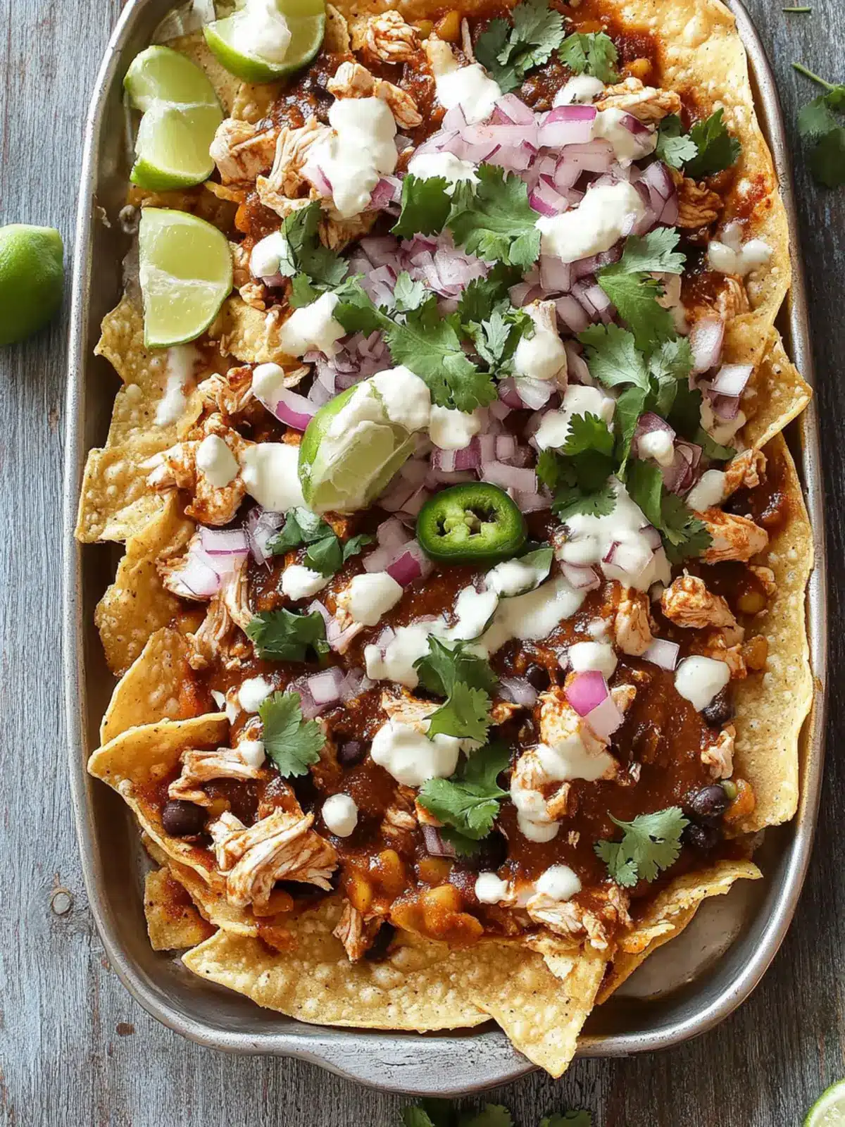 Irresistible Chicken Mole Nachos for Epic Game Day Gatherings 4 Chicken Mole Nachos