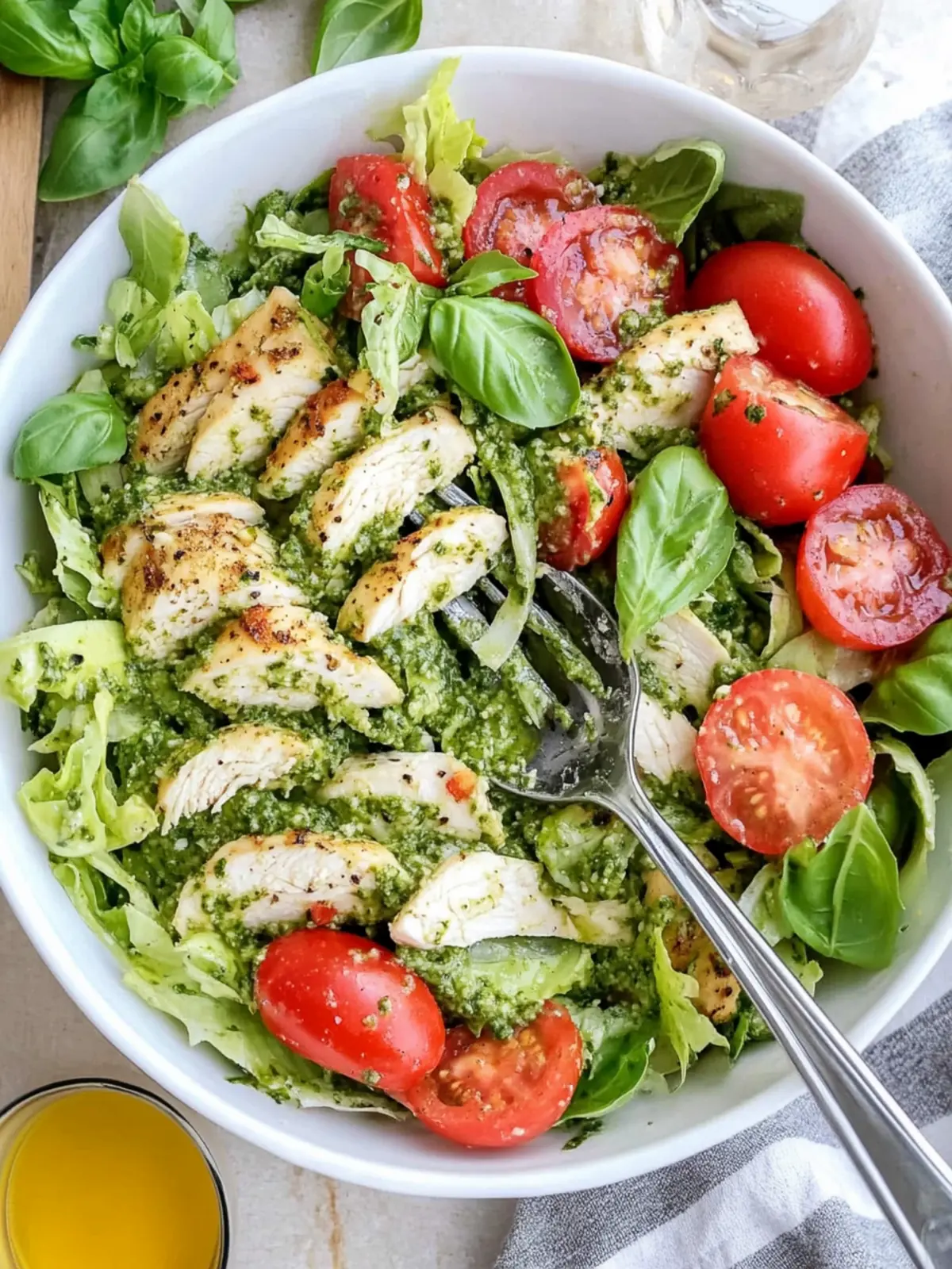 Basil Pesto Chicken Salad That Will Revitalize Your Lunch! 2 Basil Pesto Chicken Salad