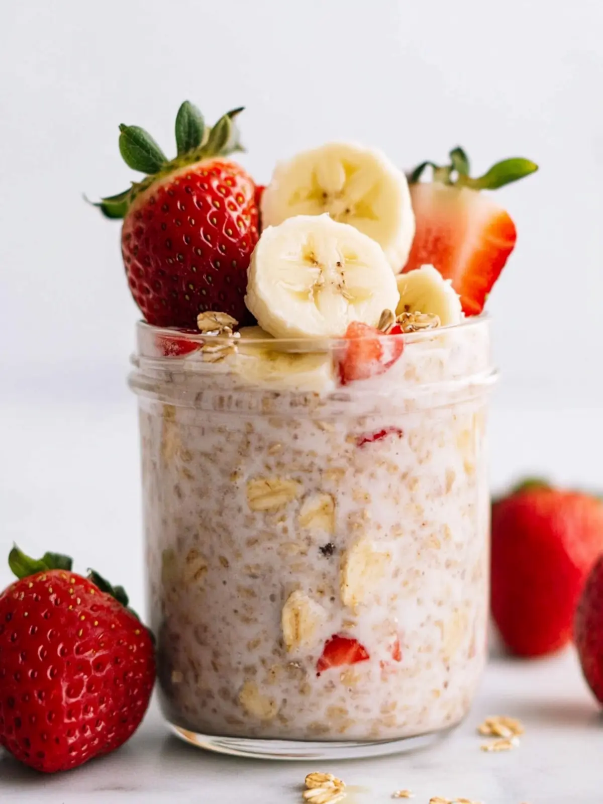 Delicious Strawberry Banana Overnight Oats for Easy Mornings 4 Strawberry Banana Overnight Oats