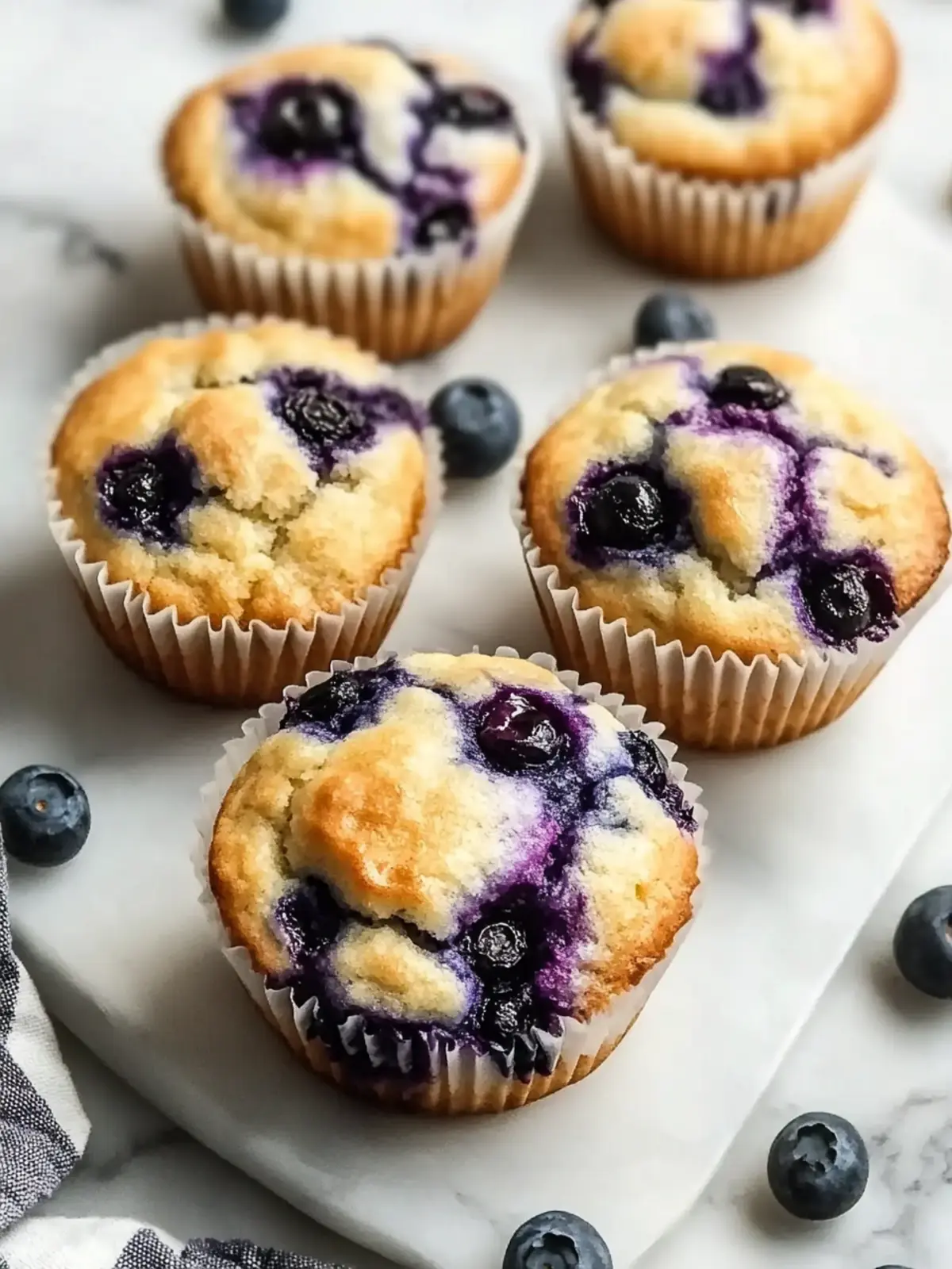 Delicious Cottage Cheese Blueberry Muffins Packed with Protein 2 Cottage Cheese Blueberry Muffins (High Protein)