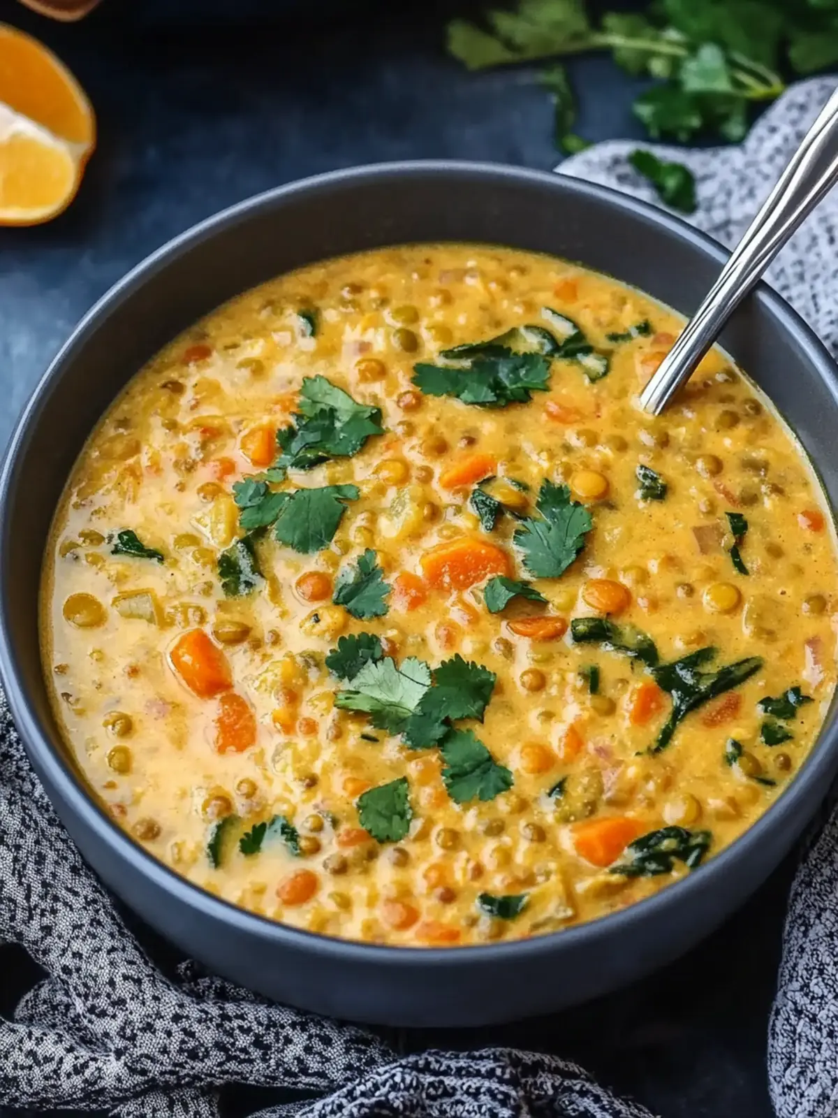 Instant Pot Coconut Curry Lentil Soup: Creamy Vegan Delight 3 Instant Pot Coconut Curry Lentil Soup