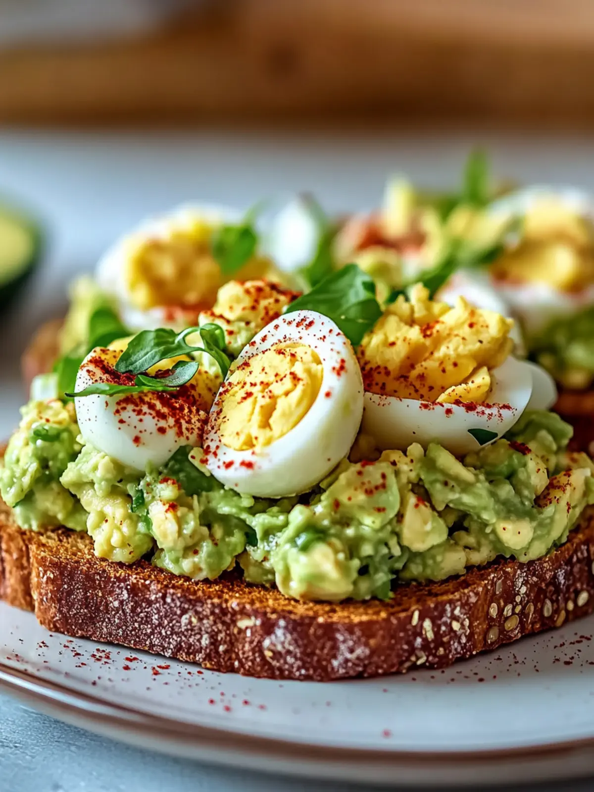 Delicious Avocado Egg Salad Toast with Paprika Recipe Unveiled 4 Delicious Avocado Egg Salad Toast with Paprika Recipe
