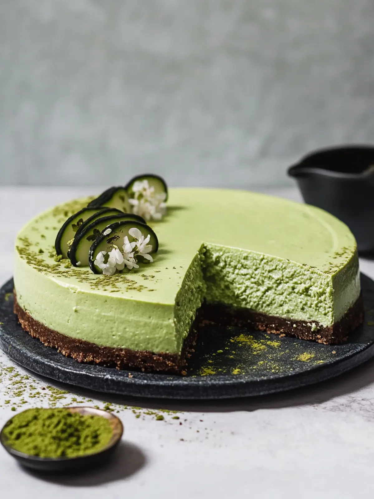 Delightful Matcha Green Tea No-Bake Cheesecake Recipe 3 Matcha Green Tea No-Bake Cheesecake