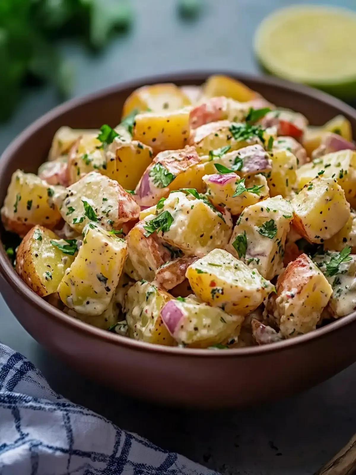 Vegan Jamaican Potato Salad: Sweet & Tangy Summer Delight 2 Vegan Jamaican Potato Salad