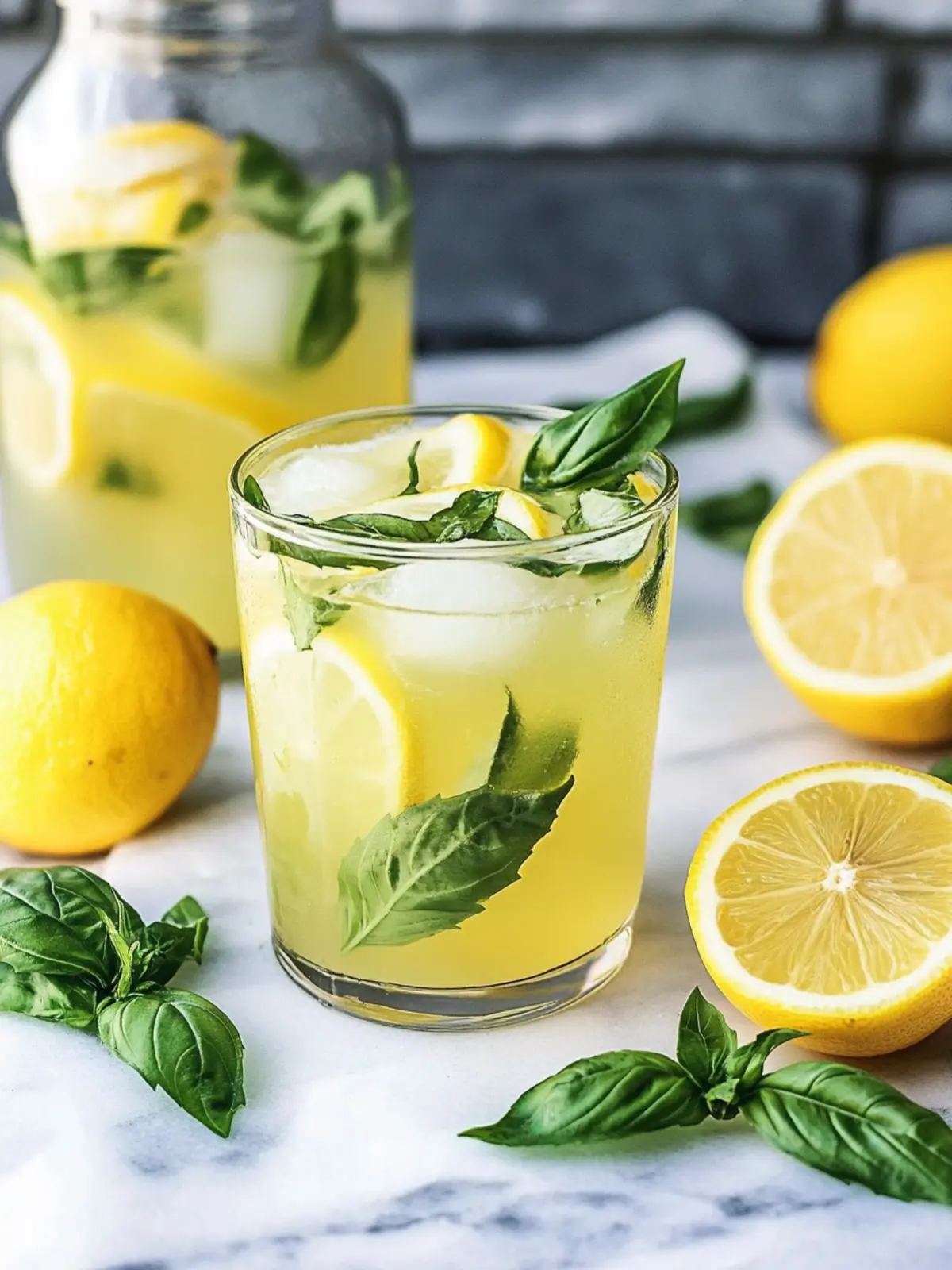 Sip This Refreshing Basil Lemon Drop Cocktail Today 3 Basil Lemon Drop