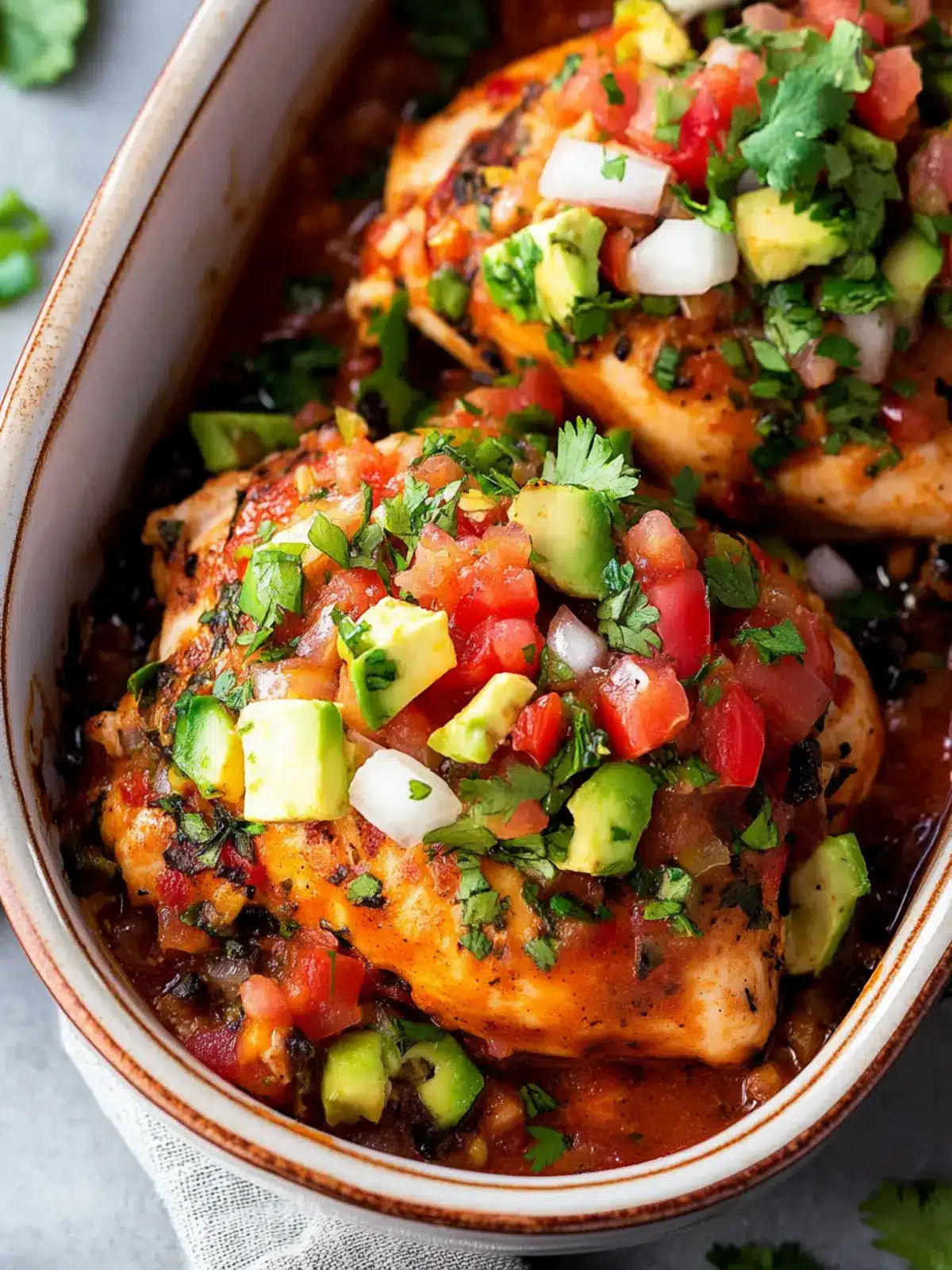 Easy High Protein High Fiber Baked Salsa Chicken Delight 3 Lazy High Protein High FiberBaked Salsa Chicken