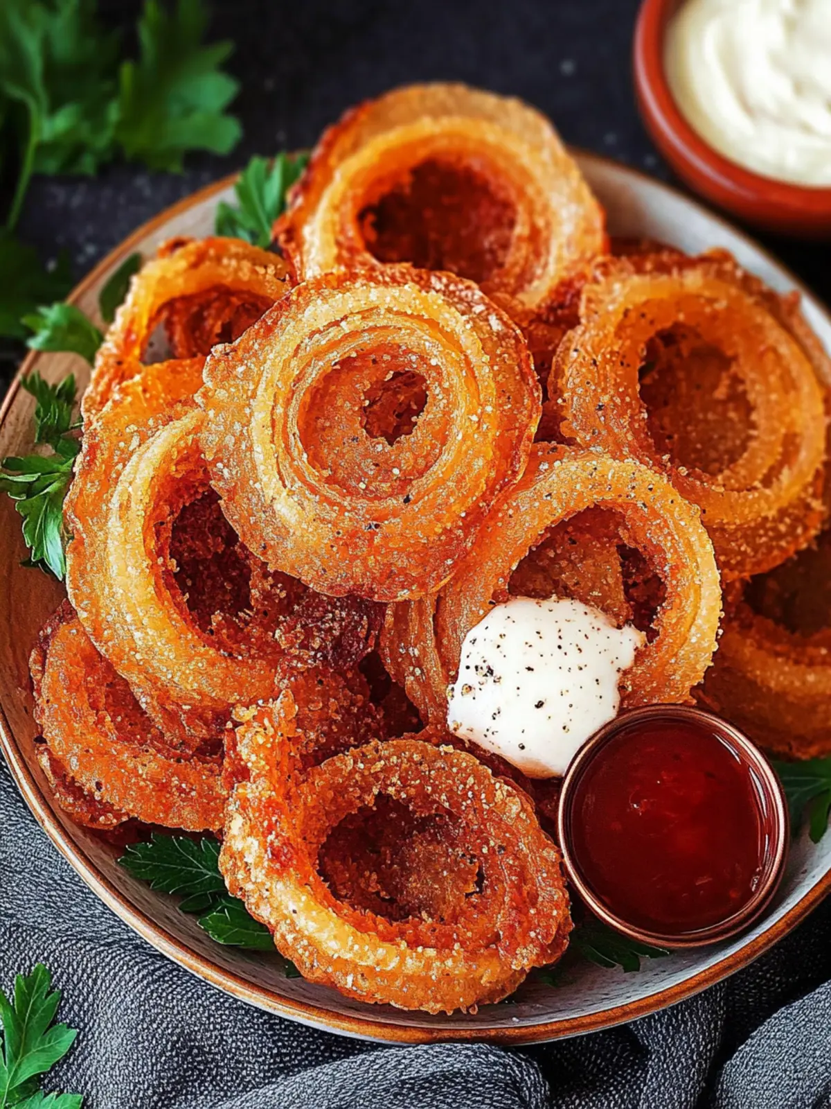 Crispy Viral Onion Ring Chips with Parmesan Magic 5 Viral Onion Ring Chips