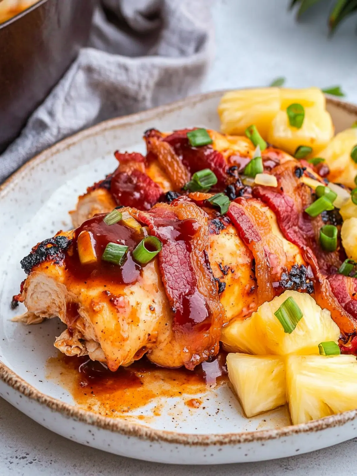 Lazy Summer Protein Dinners: Pineapple BBQ Chicken with Bacon Bliss 5 Lazy Summer Protein Dinners Pineapple BBQ Chicken with Bacon