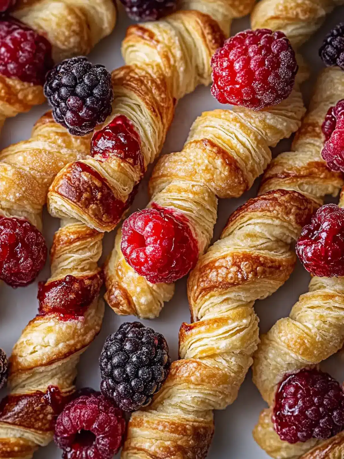 Irresistible Berry Puff Twists for Effortless Weekend Baking 4 Berry Puff Twists