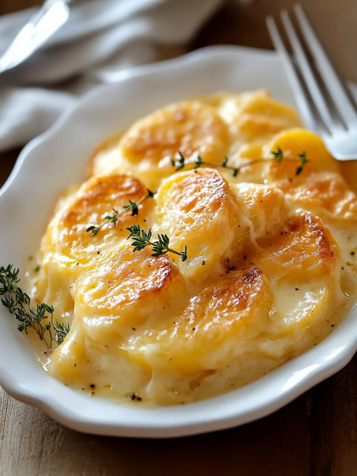 Melt-In-Your-Mouth Cheesy Scalloped Potatoes Delight 3 Cheesy Scalloped Potatoes