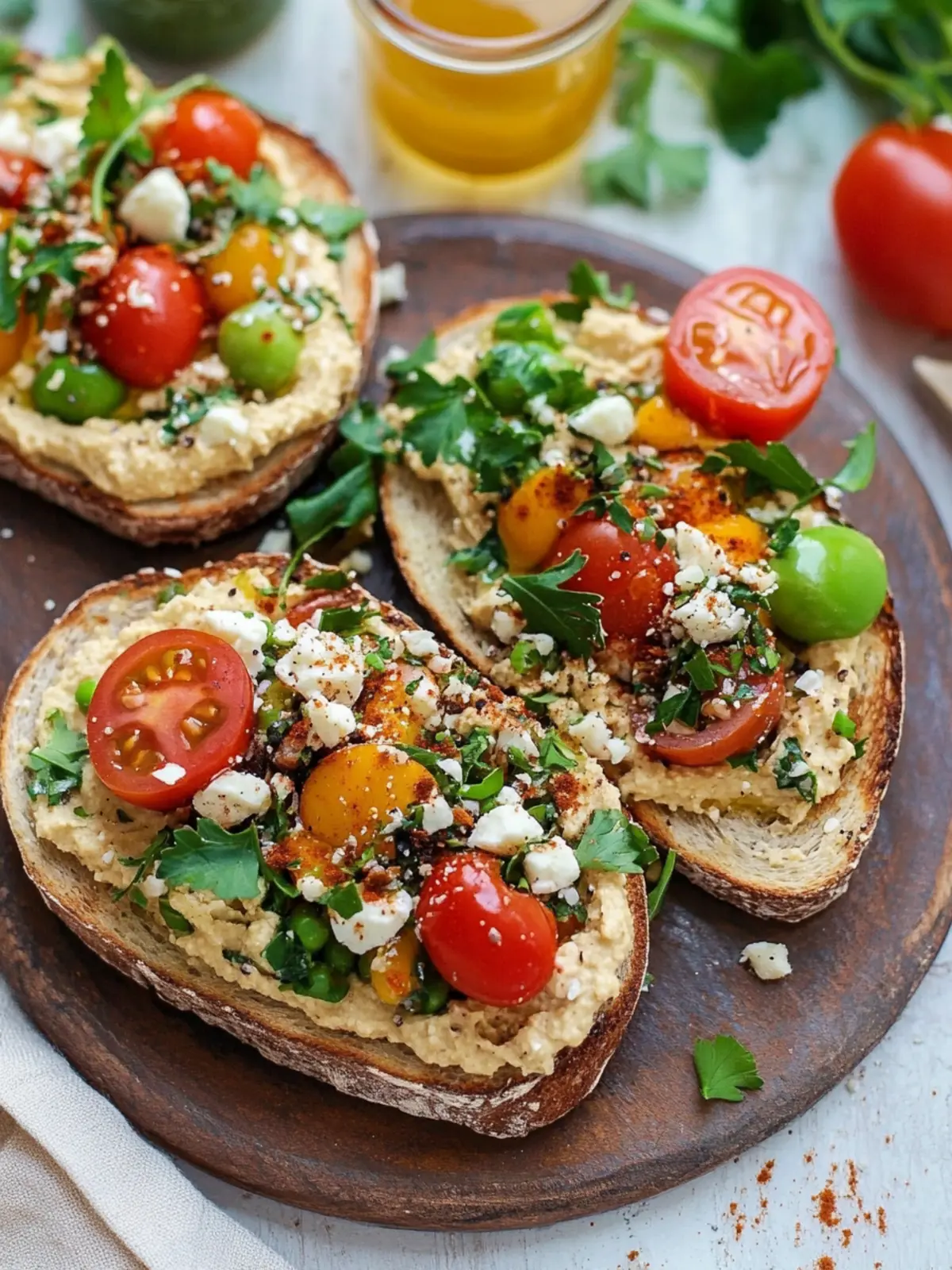Mediterranean Hummus Toast with Za’atar: A Flavor Explosion! 5 Mediterranean Hummus Toast with Za’atar