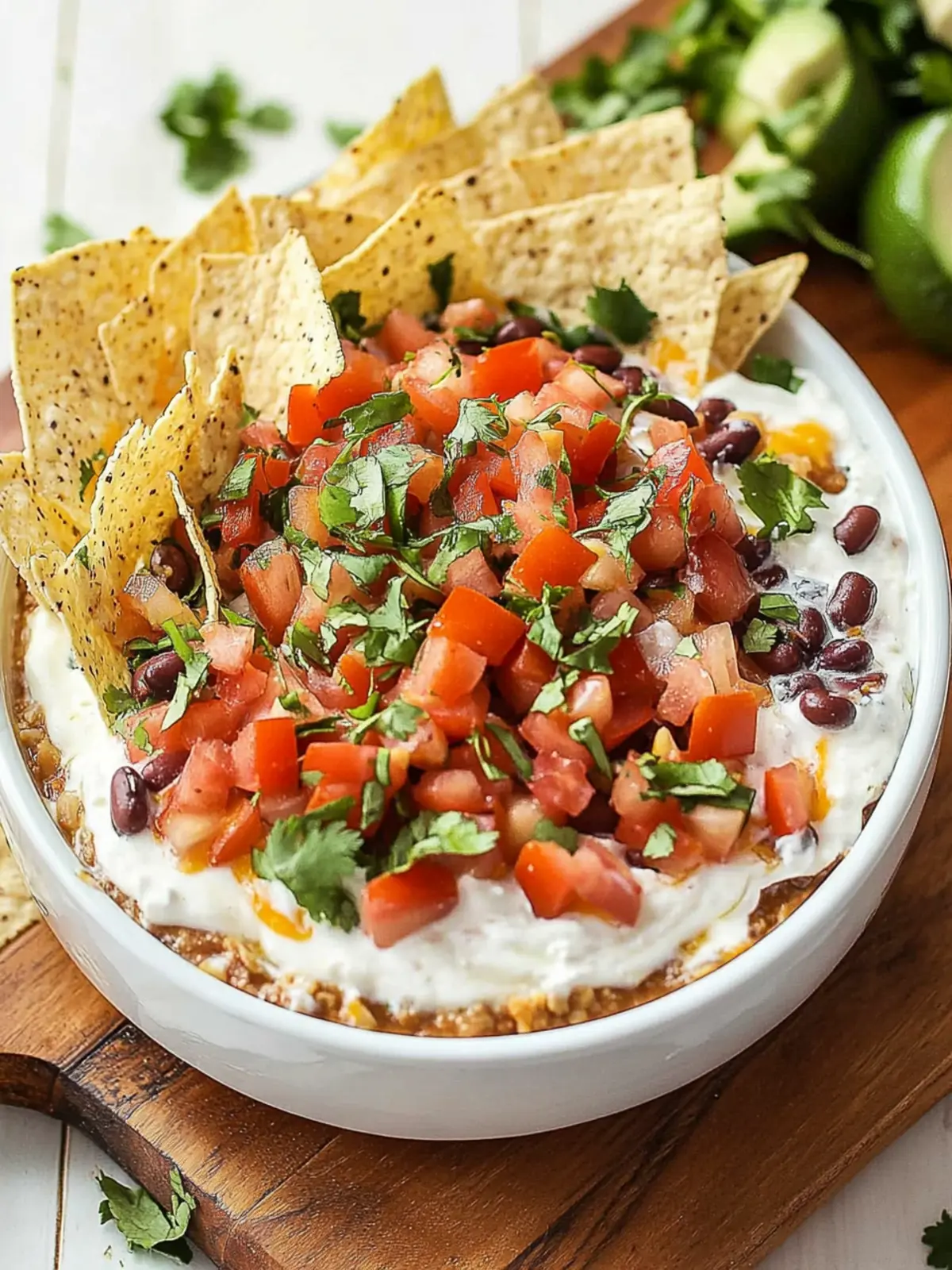 Festive 4th of July 7-Layer Dip with Beans & Yogurt Delight 5 4th of July 7-Layer Dip with Beans & Yogurt