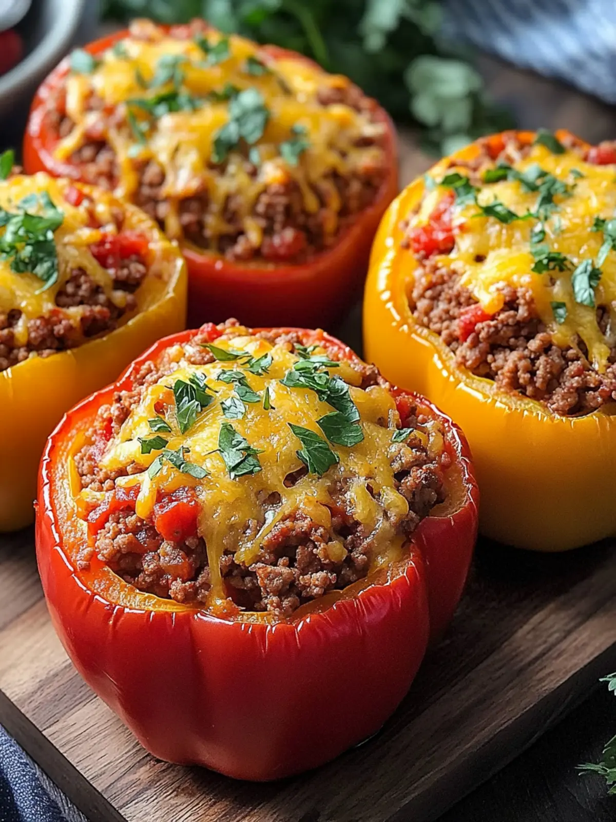 Easy Ground Beef Stuffed Bell Peppers for a Family Feast 5 Easy Ground Beef Stuffed Bell Peppers