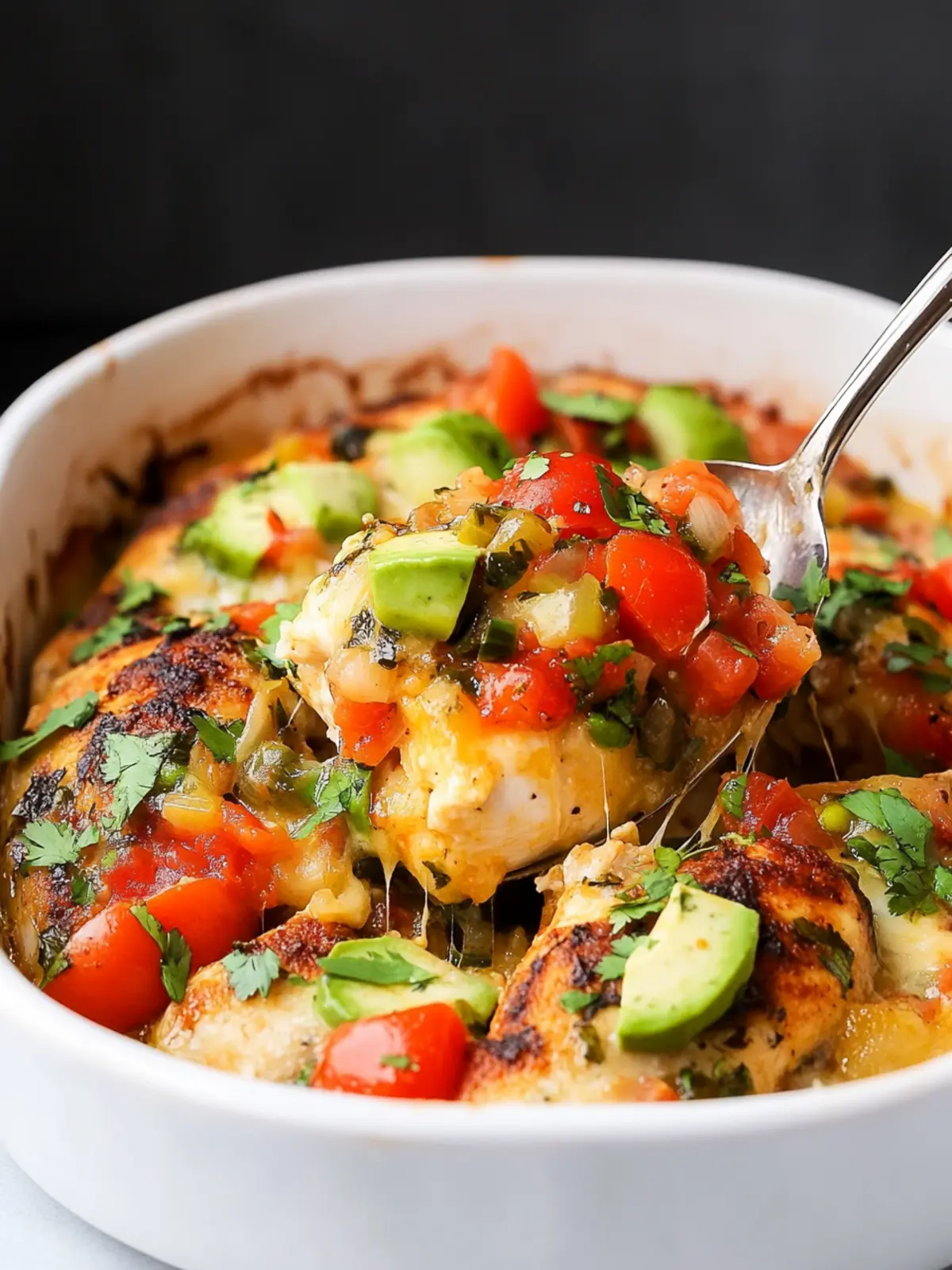 High Protein Salsa Fresca Chicken Bake You’ll Crave Daily 5 High Protein Salsa Fresca Chicken Bake