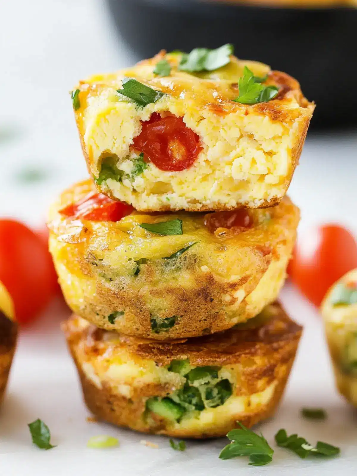 High-Protein Vegetarian Healthy Egg Muffins for Quick Breakfast 3 High-Protein Vegetarian Healthy Egg Muffins