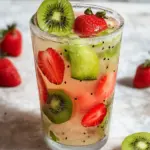 Revitalize with Healthy Strawberry Kiwi Homemade Gatorade 10 healthy drinks Strawberry Kiwi Homemade Gatorade