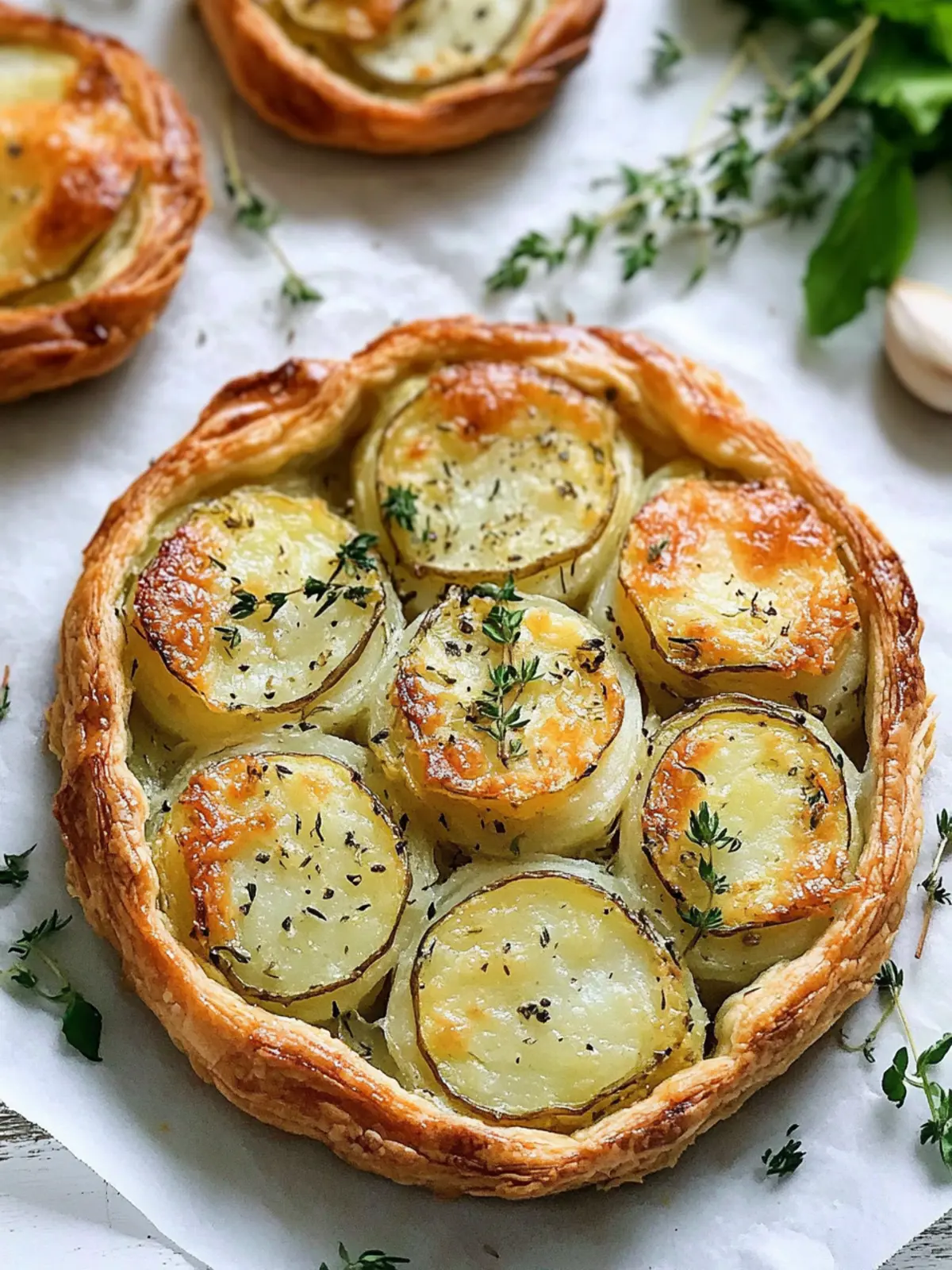 Garlic Herb Muffin Pan Potato Galette Recipe You’ll Love 5 Garlic Herb Muffin Pan Potato Galette Recipe