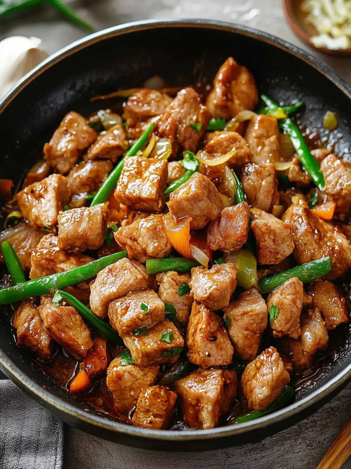 Juicy Garlic Pork Stir-Fry: Easy Homemade Flavor Bliss 3 Juicy Garlic Pork Stir-Fry