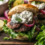 Savory Greek Lamb Burgers Packed with Flavorful Freshness 7 Greek Lamb Burgers