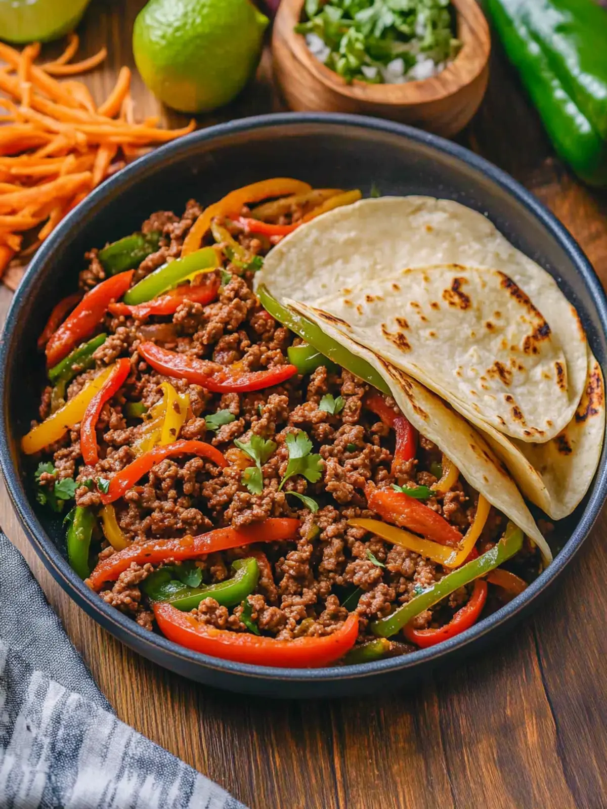 Lazy Dinner Ground Beef Fajitas for Flavor-Packed Fun 4 Lazy Dinner Ground Beef Fajita