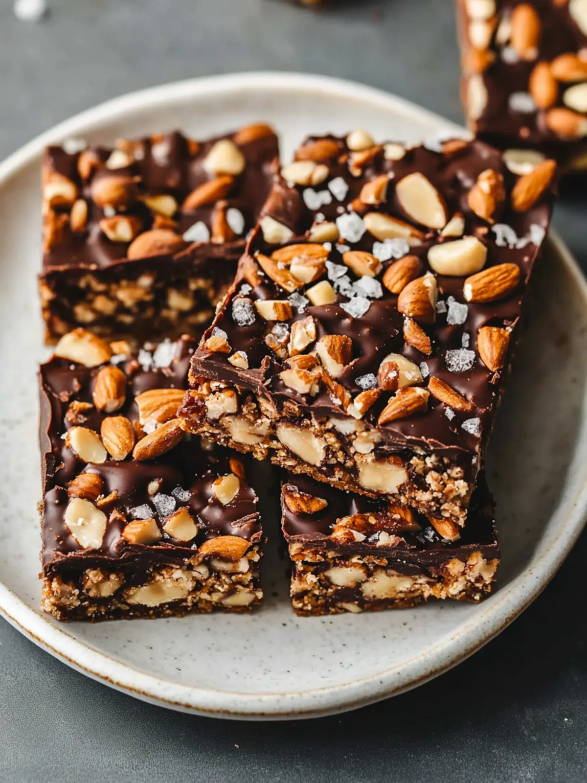 Dark Chocolate and Sea Salt Nut Bars You'll Crave Daily 3 Dark Chocolate and Sea Salt Nut Bars