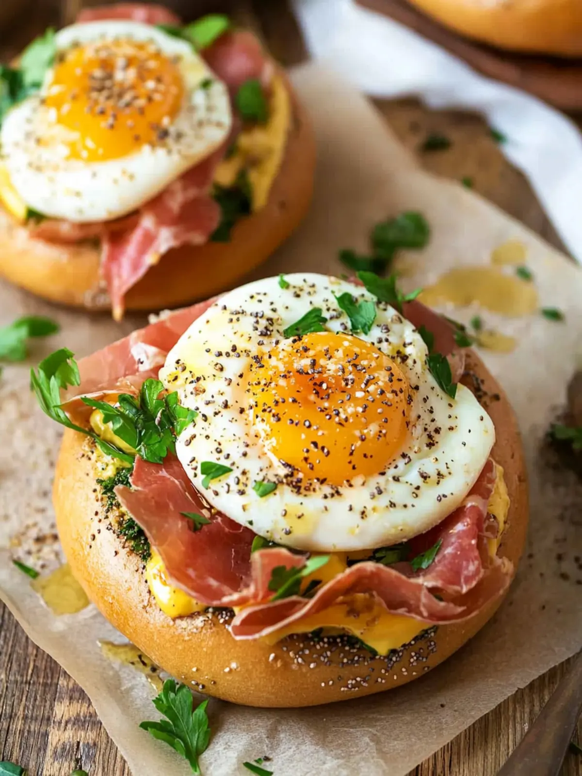 High Protein Meals Easy Egg Prosciutto Bagel Delight 5 High Protein Meals Easy Egg Prosciutto Bagel