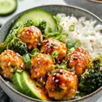 Sweet & Spicy Sesame Chicken Meatball Bowls You’ll Crave 7 Sweet & Spicy Sesame Chicken Meatball Bowls