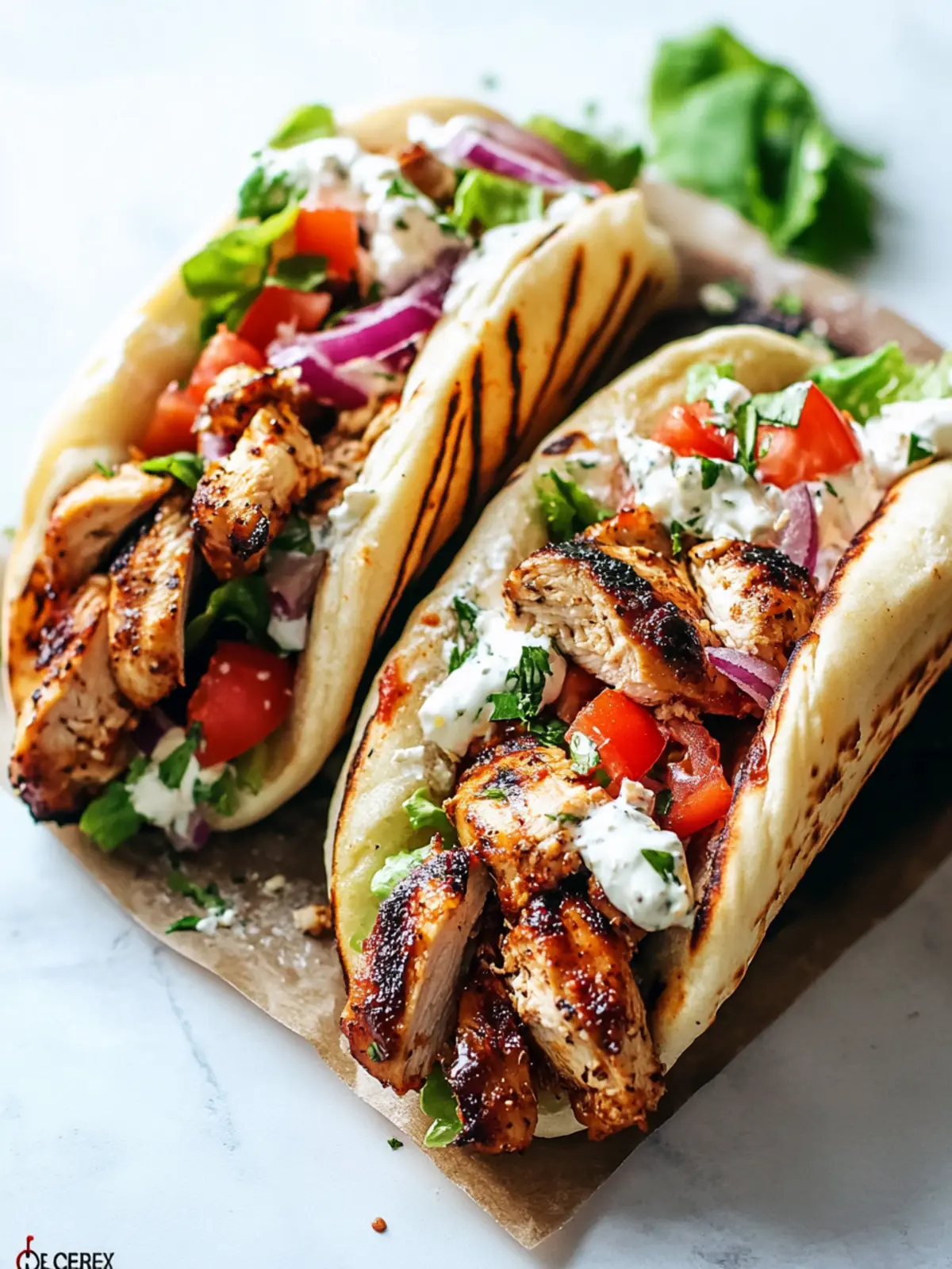 4th of July Grilled Greek Chicken Gyros for a Festive Feast 2 4th of July Grilled Greek Chicken Gyros