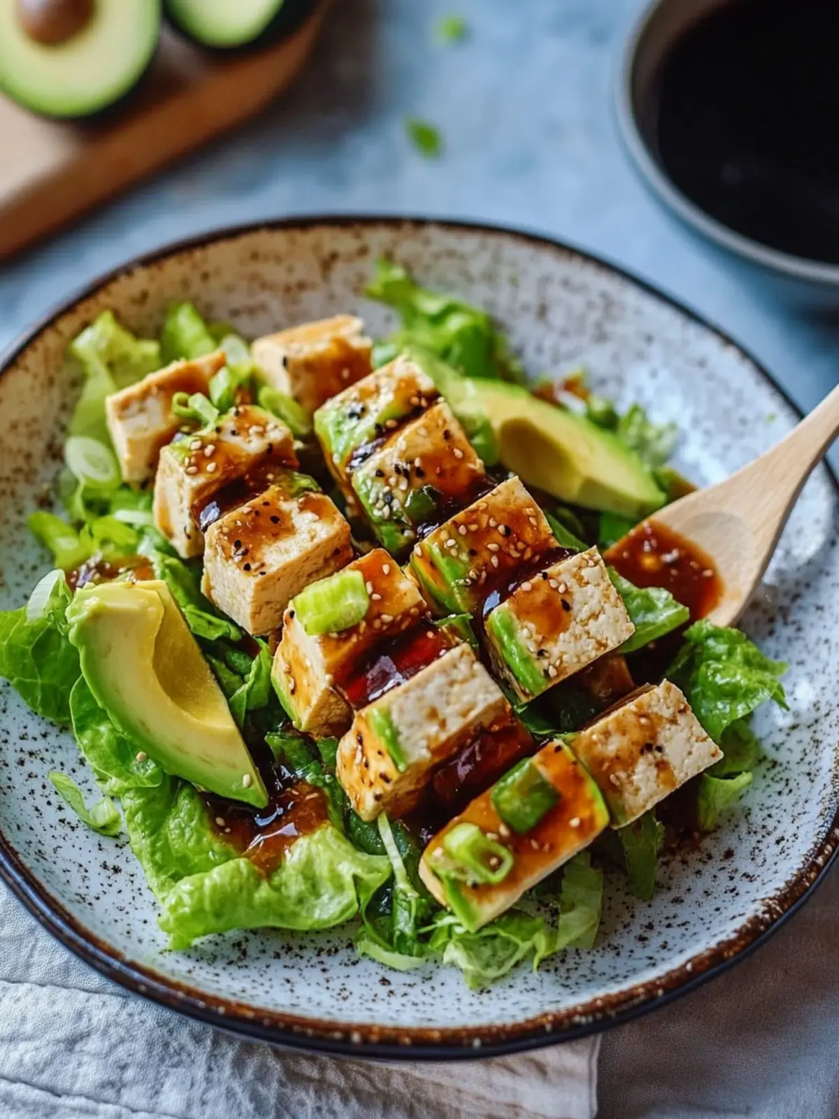 Delicious Tofu Avocado Salad for a Refreshing Twist 3 Tofu Avocado Salad