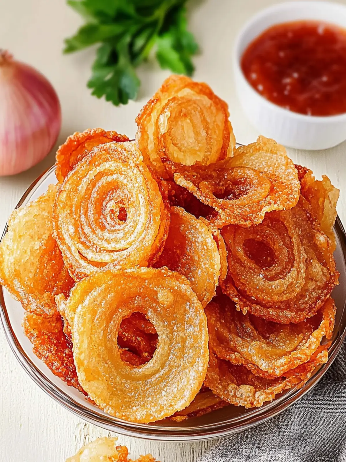 Crispy Viral Onion Ring Chips with Parmesan Magic 2 Viral Onion Ring Chips