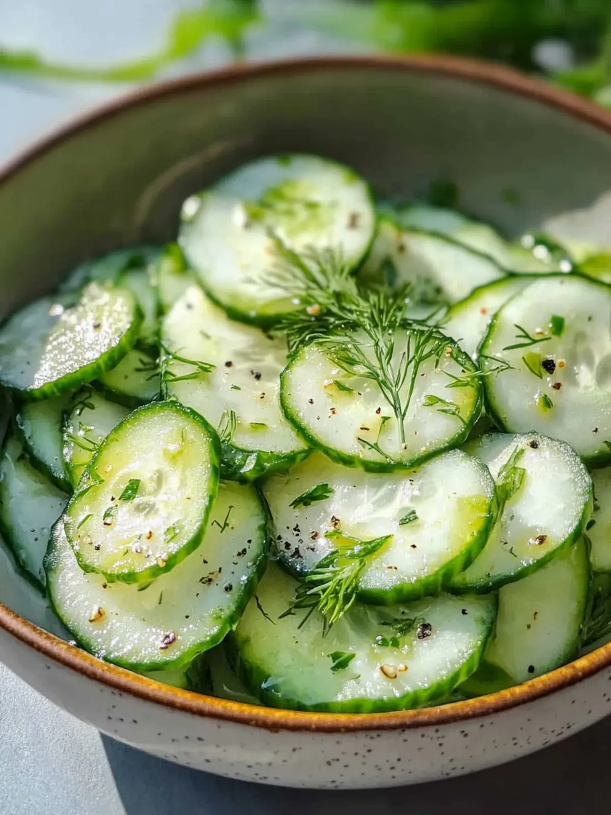 Refresh Your Day with Polish Cucumber Salad Delight 3 Polish Cucumber Salad