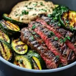 Grilled Steak Bowl with Sauce & Grilled Zucchini Bliss Awaits 8 Grilled Steak Bowl with Sauce & Grilled Zucchini Bliss