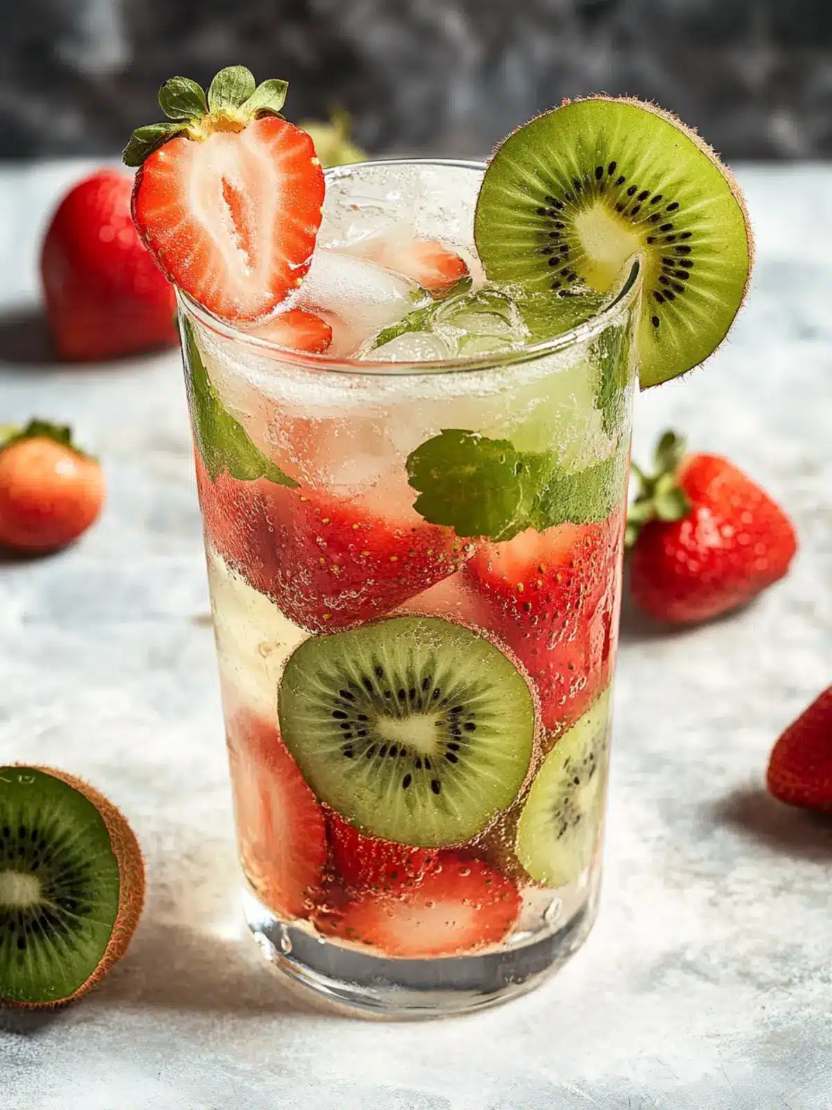 Revitalize with Healthy Strawberry Kiwi Homemade Gatorade 3 healthy drinks Strawberry Kiwi Homemade Gatorade