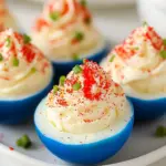 4th of July Red White and Blue Deviled Eggs to Wow Guests 8 4th of July Red White and Blue Deviled Eggs