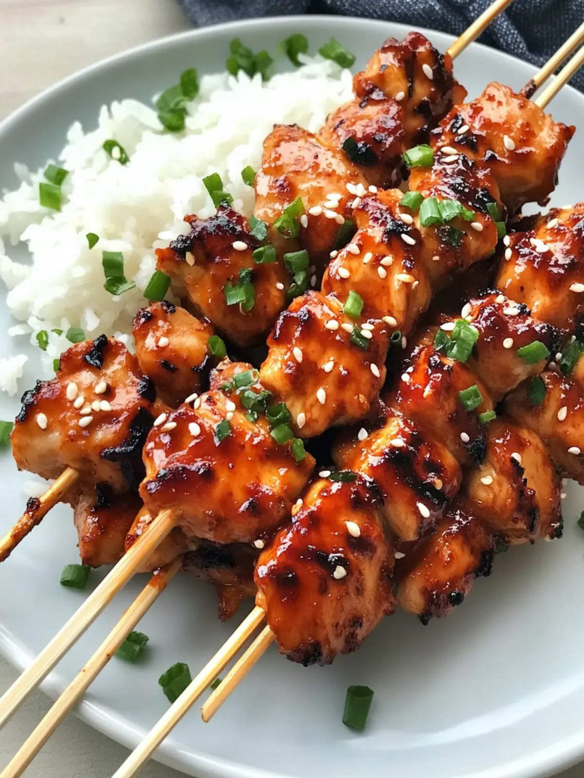 Savor the Flavor: Easy Korean Chicken Skewers Recipe 3 Korean Chicken Skewers