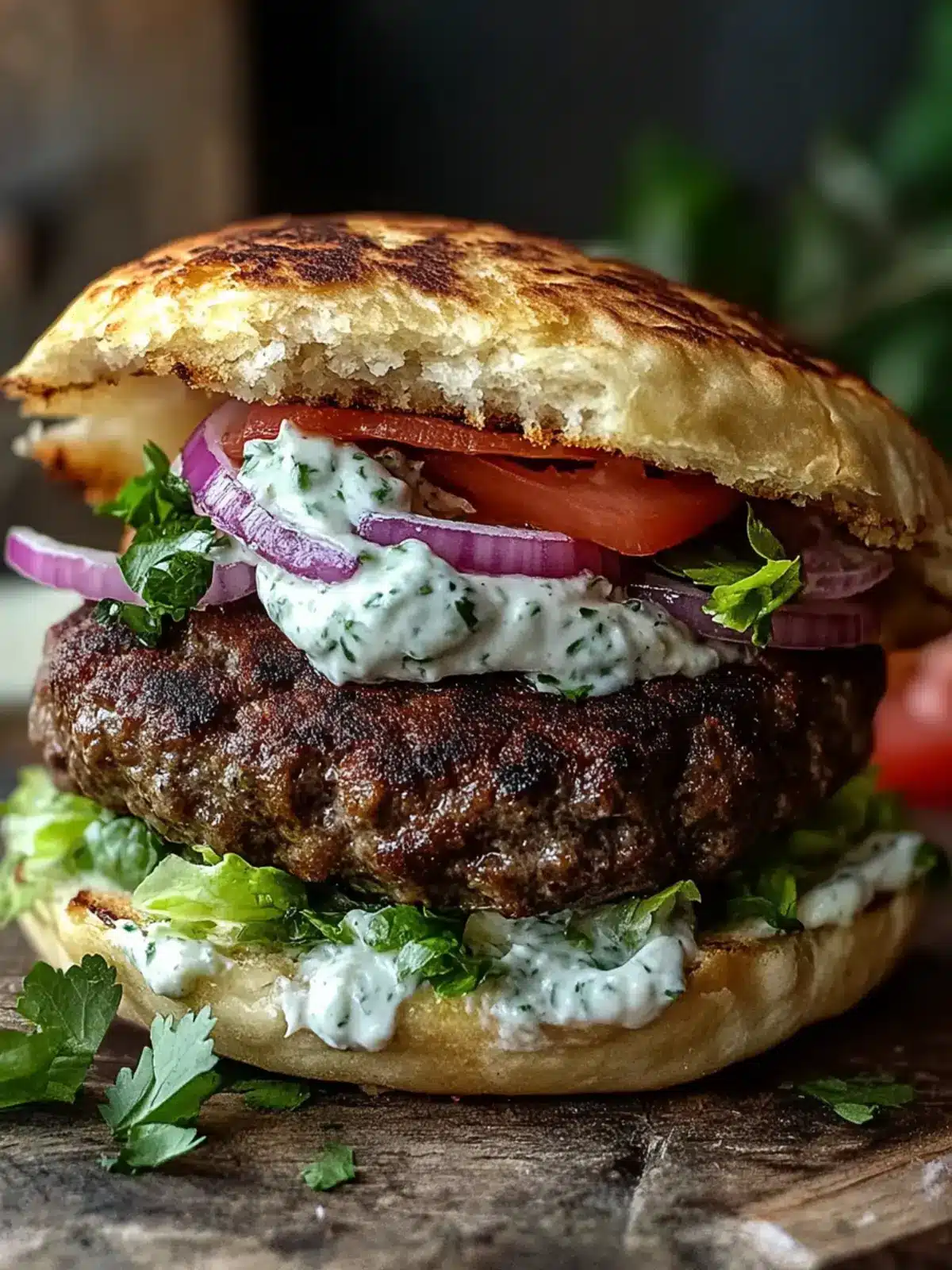 Savory Easy Lebanese Kafta Burger Recipe with Creamy Garlic Toum 3 Easy Lebanese Kafta Burger Recipe with Creamy Garlic Toum and Pita for Perfect Homemade Meal