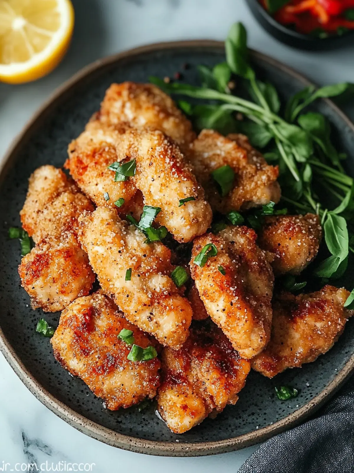 Crispy Air Fryer Salt and Pepper Chicken in 45 Minutes 3 Air Fryer Salt and Pepper Chicken