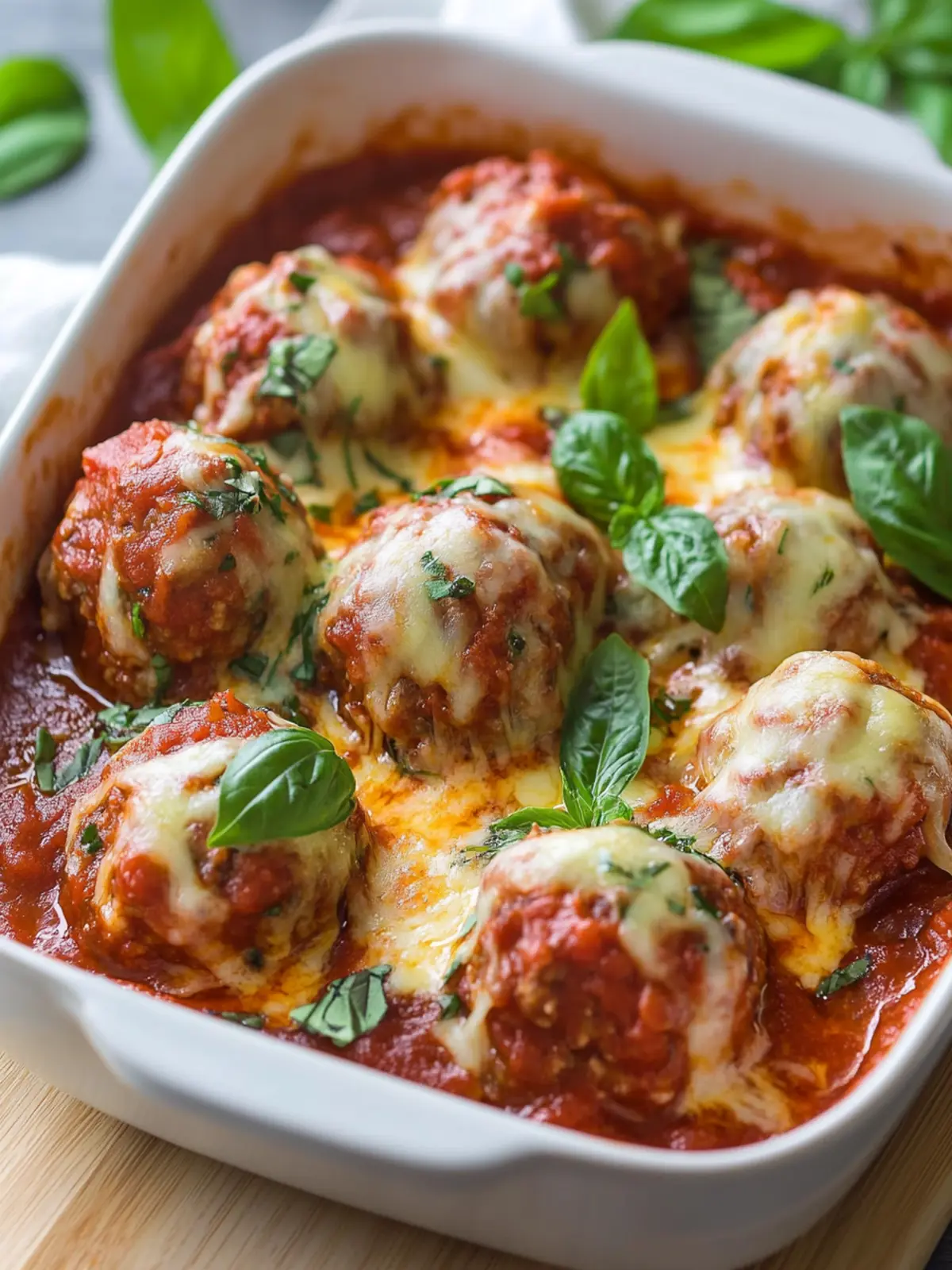 Savory High Protein Meatballs with Cheese & Marinara Bliss 3 High Protein Meatballs with Cheese and Marinara Sauce
