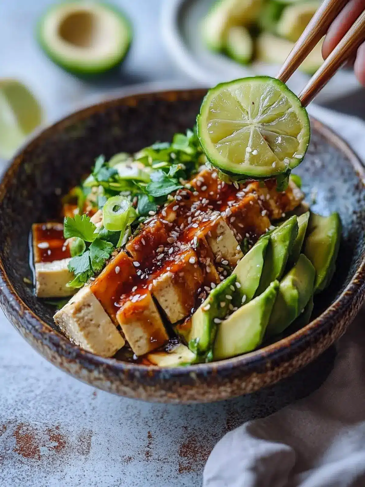 Delicious Tofu Avocado Salad for a Refreshing Twist 5 Tofu Avocado Salad