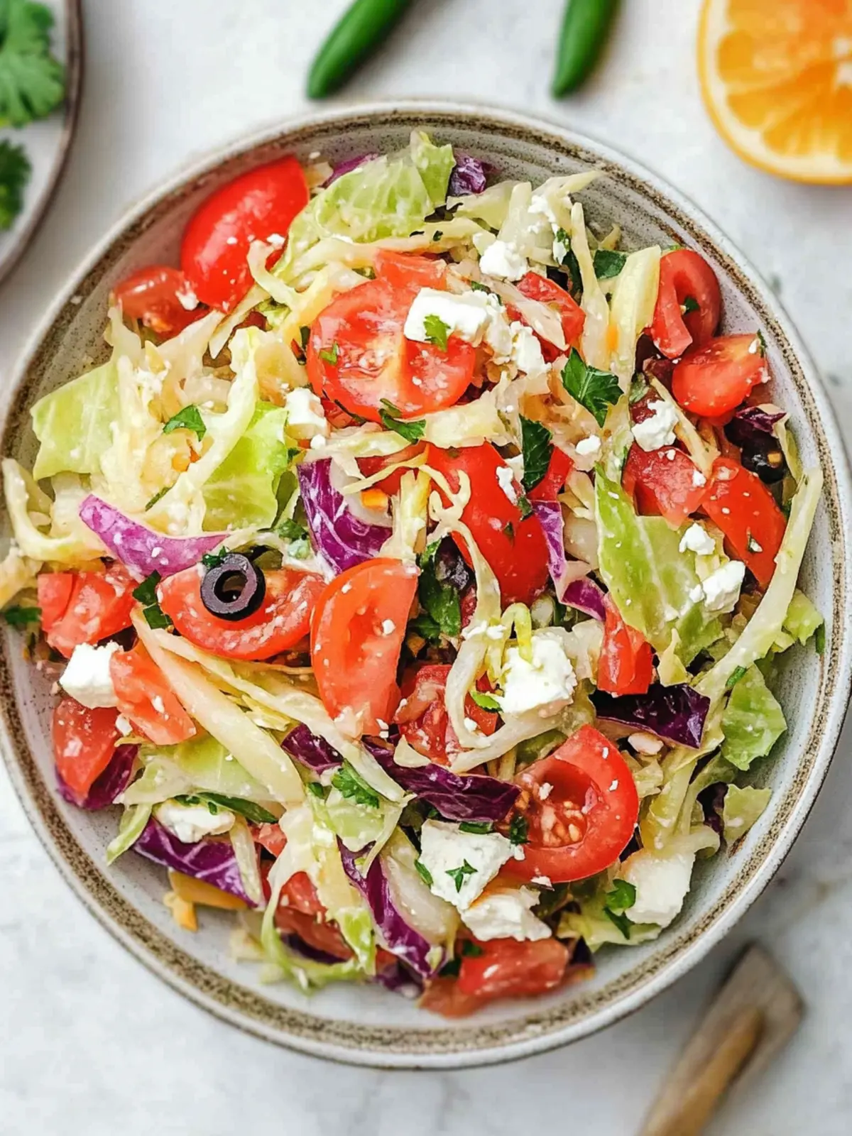 Zesty Greek Cabbage Salad Recipe You'll Crave Daily 4 Greek Cabbage Salad