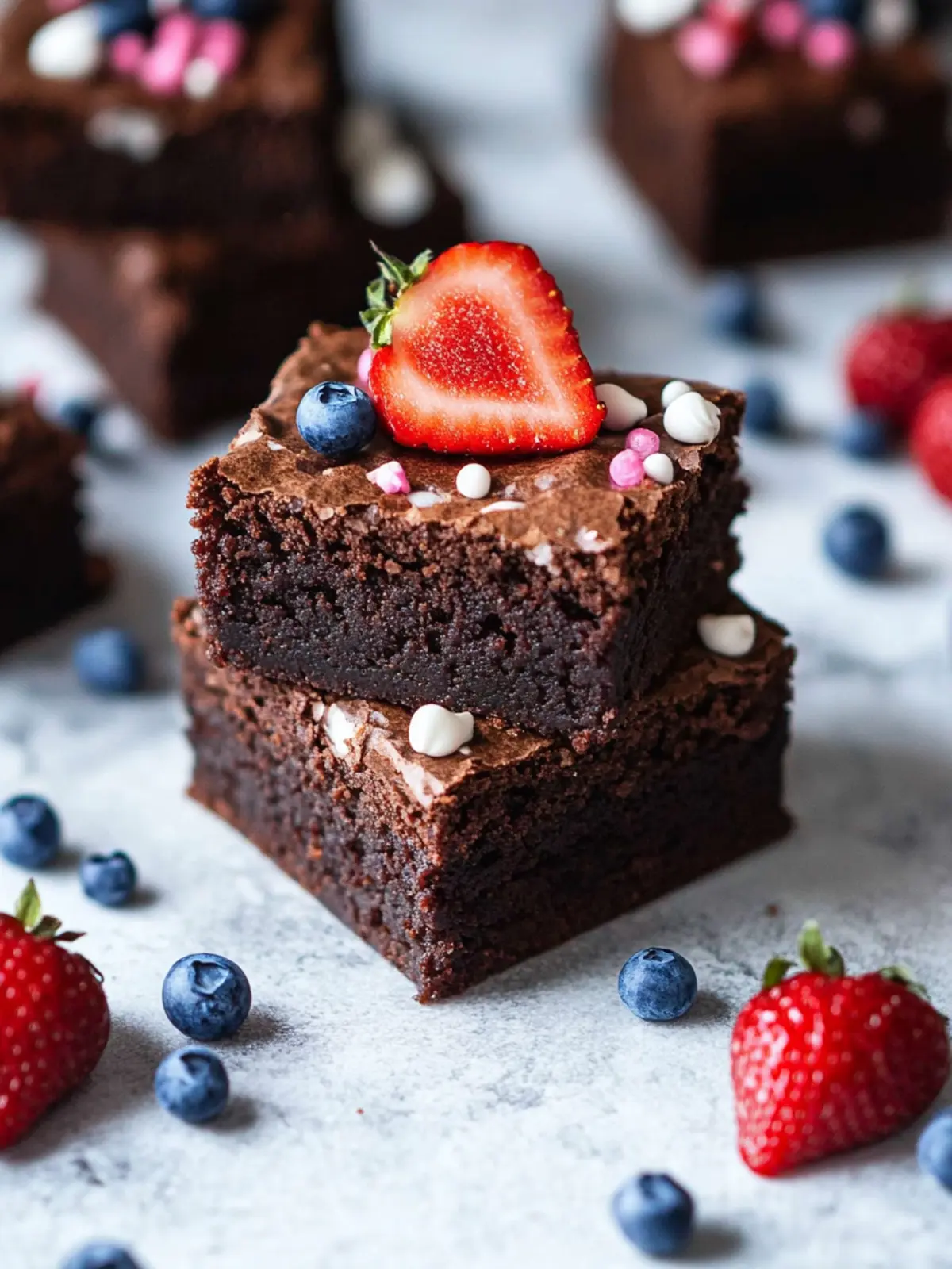 Deliciously Festive 4th July Brownies for Your Celebration 2 4th July Brownies