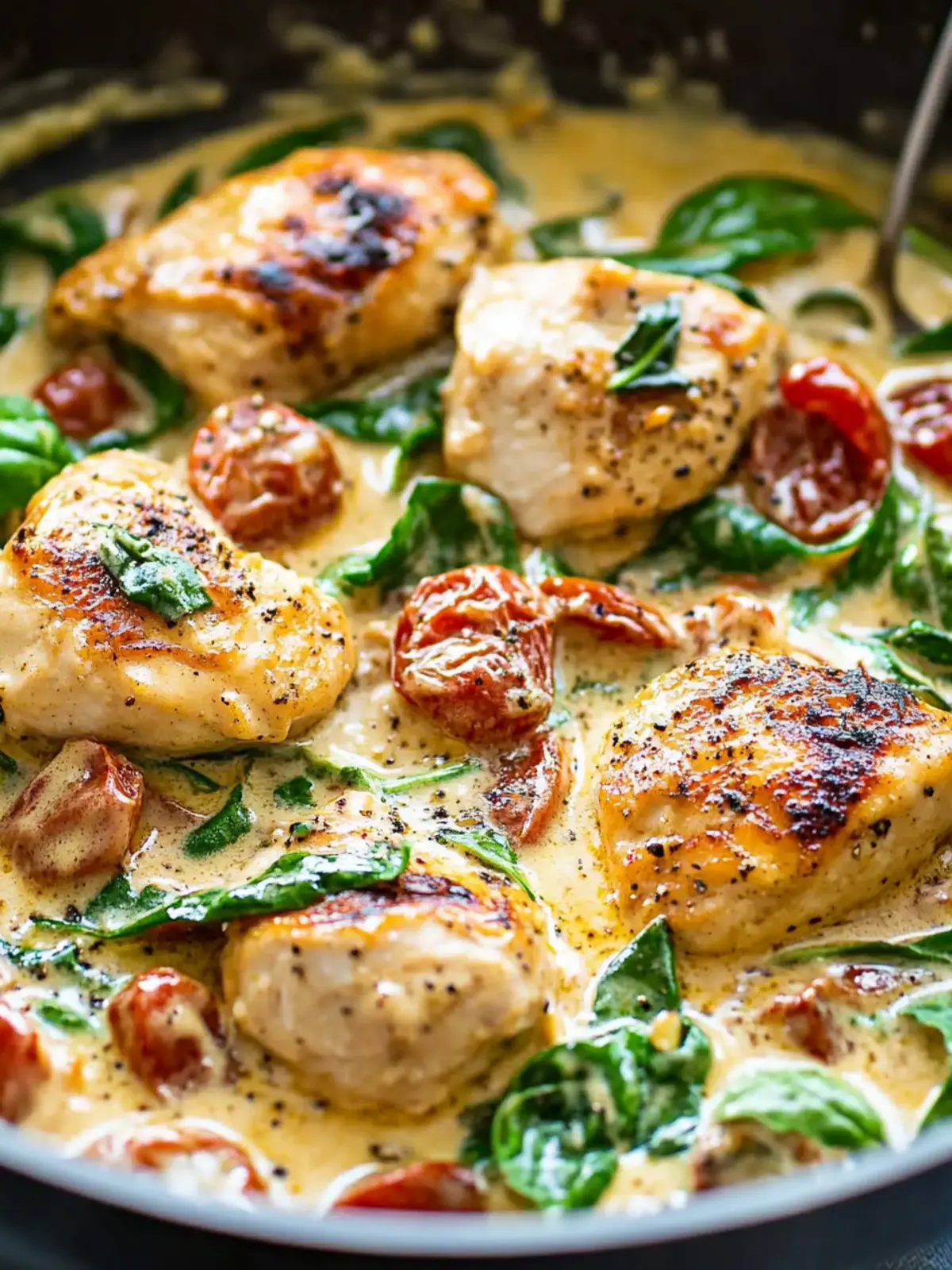 Indulge in Low Carb Creamy Tuscan Chicken Tonight 3 Low Carb Creamy Tuscan Chicken