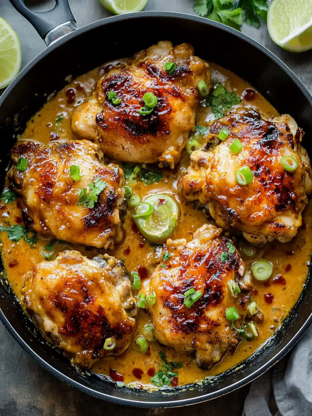 Sizzle Up Flavor with Skillet Bang Bang Chicken Thighs 2 Skillet Bang Bang Chicken Thighs