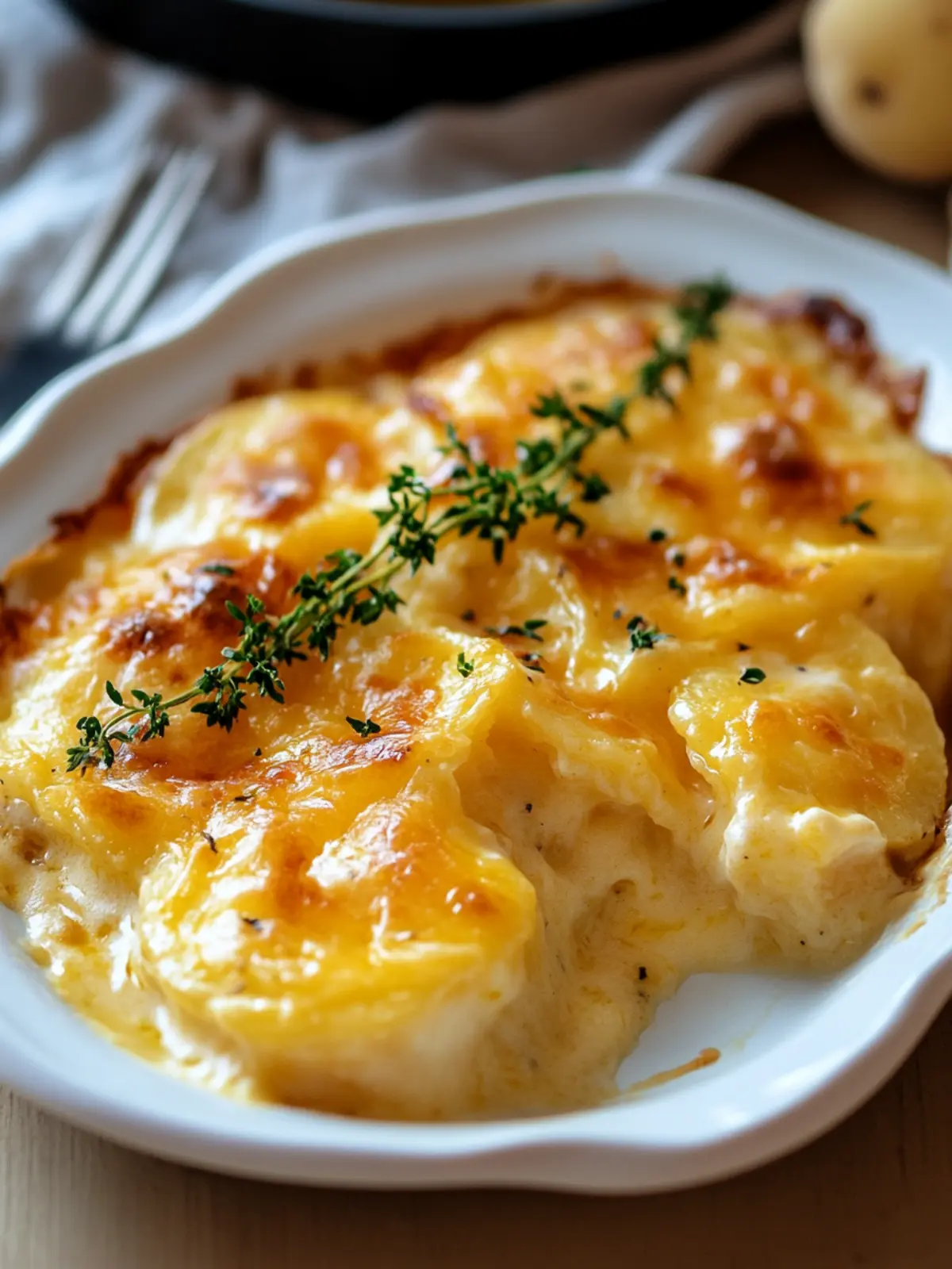 Melt-In-Your-Mouth Cheesy Scalloped Potatoes Delight 4 Cheesy Scalloped Potatoes