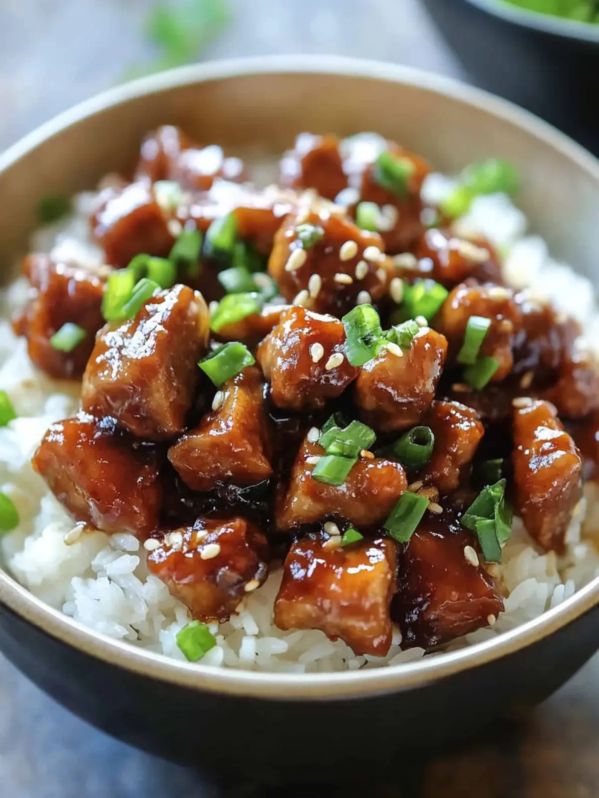 Sweet Caramelized Pork with Rice That Will Wow Your Taste Buds 3 Sweet caramelized pork with rice