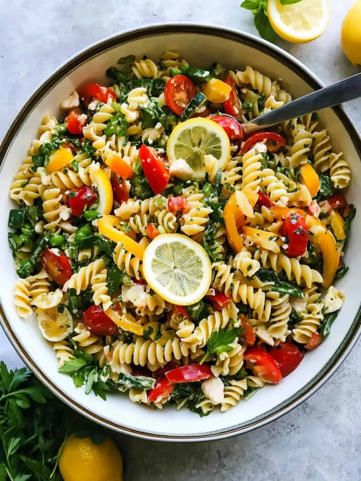 Healthy Summer Potluck Pasta Salad with Lemon Vinaigrette Delight 5 Healthy Summer Potluck Pasta Salad with Lemon Vinaigrette