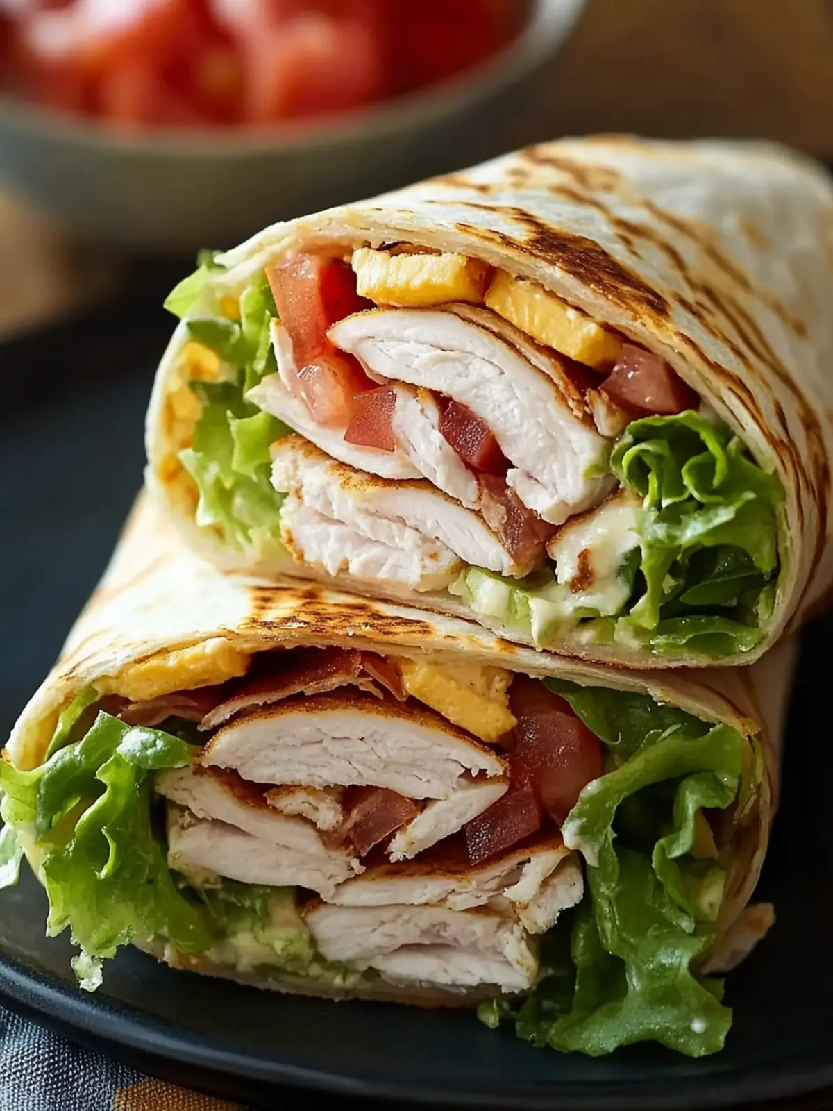 Delicious Turkey Ranch Club Wrap for Quick Weeknight Meals 3 Turkey Ranch Club Wrap