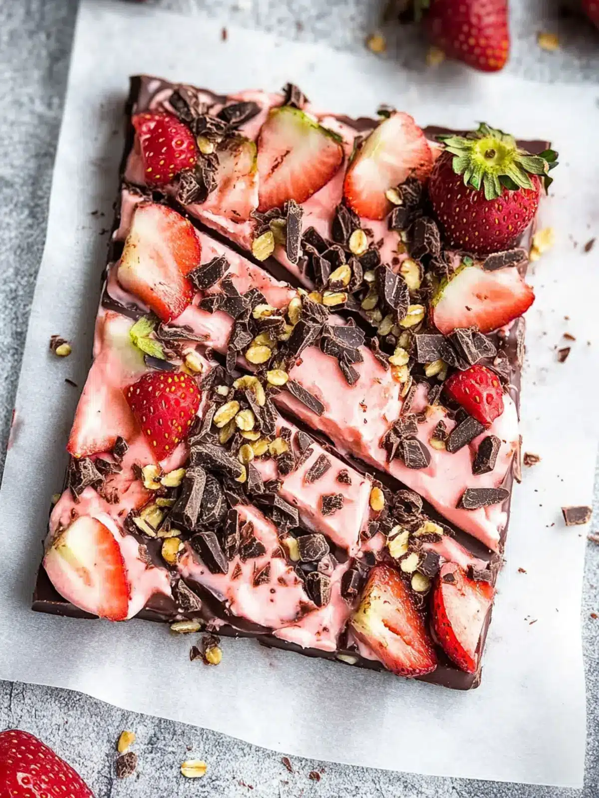 Healthy Desserts Chocolate Frozen Yogurt Strawberry Bark Bliss 5 Healthy Desserts Chocolate Frozen Yogurt Strawberry Bark