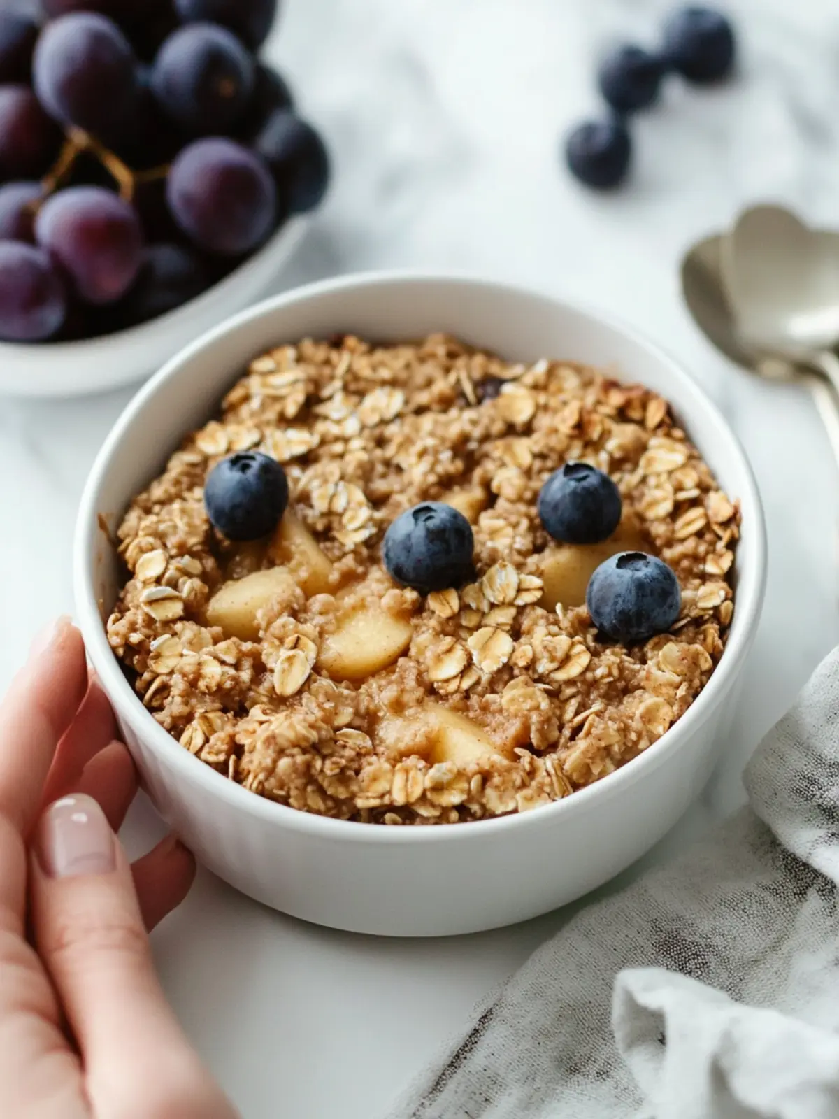 Delicious Wholesome Baked Oatmeal with Applesauce (Vegan) 2 Wholesome Baked Oatmeal with Applesauce (Vegan)